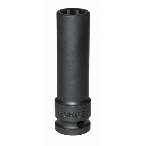 Головка ударна глибока 1/2",12-гранна,19мм, довжина 85мм. FORCE 4488519 F