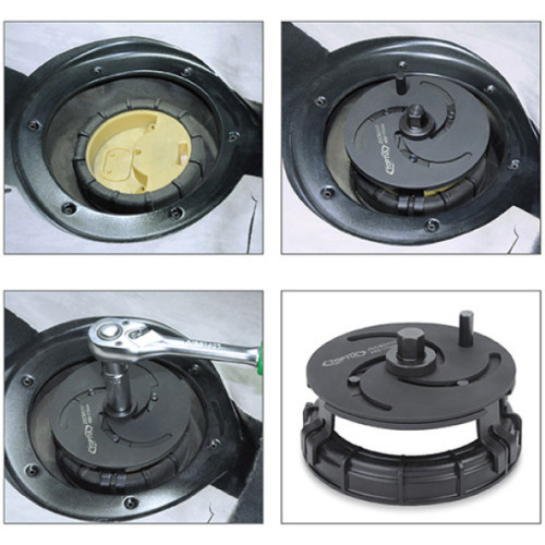 Съёмник крышки топливного насоса универсальный 3-х лапый,89-170мм. TOPTUL JDCB0117