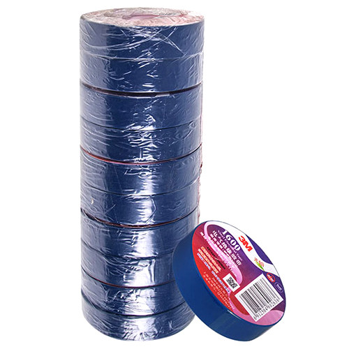 Изоляционная лента ПВХ 18мм × 10м × 0,13мм,синяя. 3M 1500