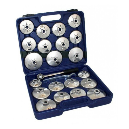 Набор чашечных съёмников масляного фильтра 23ед. SATRA S-23CF