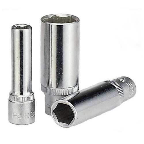 Головка торцевая глубокая 1/4",6-гранная, размер 11мм, длина 50мм. FORCE 5255011 F