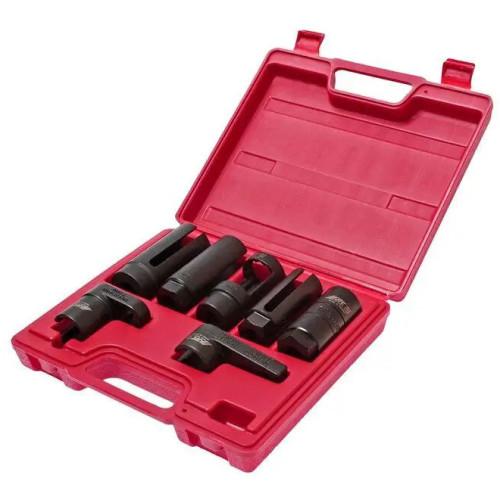 Набор спецголовок для снятия форсунок и датчиков, 7пр. 1425 JTC