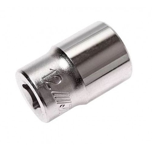 Головка торцевая короткая 6-гранная 12мм, квадрат 1/4". 22512 JTC