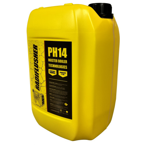 Кислотний концентрат 10л. для промивання систем охолодження автомобілів, радіаторів та опалювачів салону Radiflusher PH14 Master Boiler