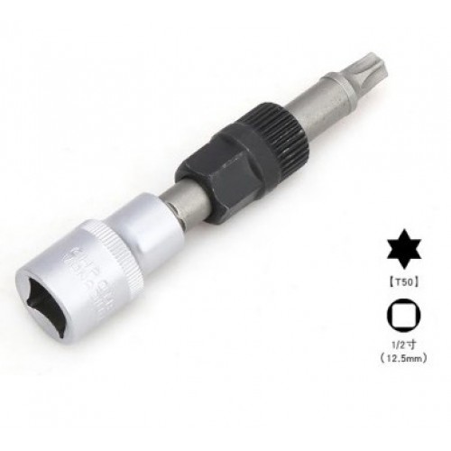 Съемник шкива генератора 1/2" Т50 с насадкой 33зубца L=110мм VT13876B VIKTEC
