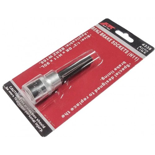 Головка 1/2",Hex H11, 90мм для замены тормозных колодок Mercedes-Benz W166. 4338 JTC