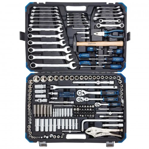 Набор инструментов, 1/2", 3/8", 1/4", пластиковый кейс, 202 предмета SCHEPPACH SCH-42022-5