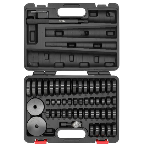 Набор для установки подшипников и сальников ø18–74мм, 52шт. YATO YT-25417