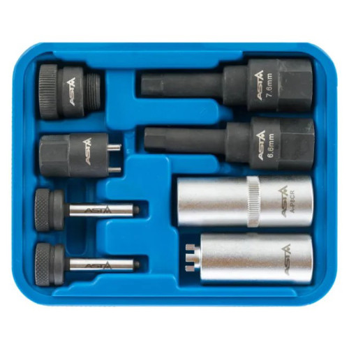 Набор для снятия, установки и разборки форсунок Common Rail. ASTA A-P8CR