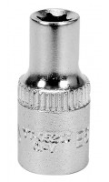 Головка торцева TORX E6,квадрат 1/4", довжина 25мм. YATO YT-05213