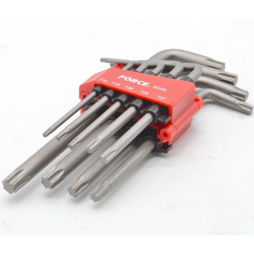 Набор угловых ключей TORX Т10-Т50 9ед. длинных 5098L FORCE