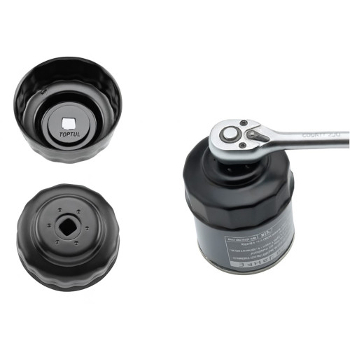 Съёмник масляного фильтра «чашка» 65мм/14 граней Toyota,Nissan. TOPTUL JDAH6514