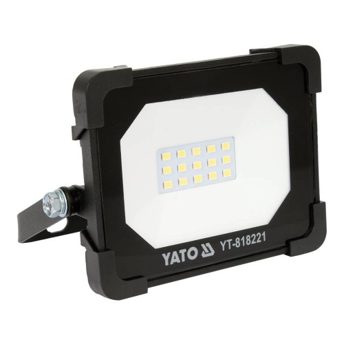 Прожектор з SMD-діодним випромінювачем 10 Вт, 230 В, 950 Лм, 15 діодів, 115x 98x 32 мм YATO [YT-818221]