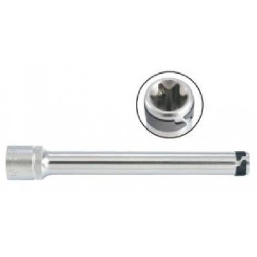 Головка торцева 1/2" TORX E16, глибока,150мм, з фіксатором. FORCE 54615016B F