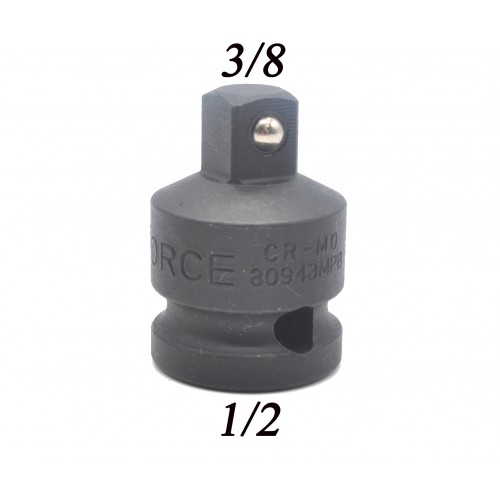 Переходник с 1/2" на 3/8" ударный FORCE 80943MPB F