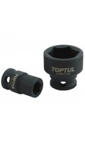 Головка торцевая ударная 1/2",22мм,6-гранная, короткая, длина 40мм. TOPTUL KABA1622