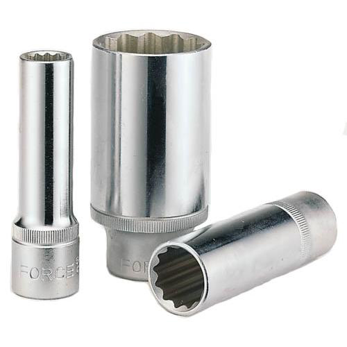 Головка торцева глибока 1/2",12-гранна 7/16", довжина 77мм. FORCE 549777.16 F