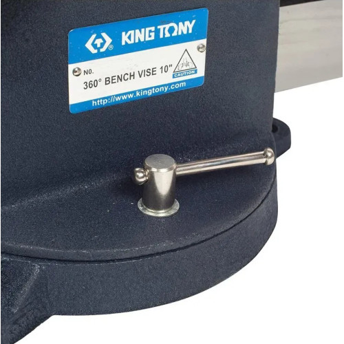 Тиски слюсарні 125мм (5"),сталеві,поворотні,з ковадлом. KING TONY 9TZ11-05