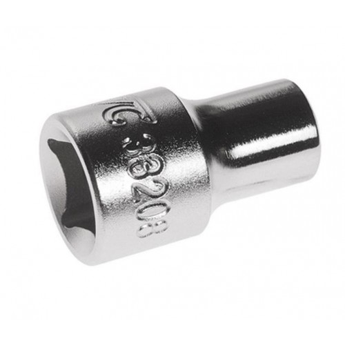 Головка торцева коротка 6-гранна,квадрат 3/8", 8мм. 33208 JTC