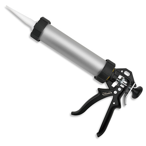 Пистолет для герметика алюминиевый,закрытый,300мл. TOPTUL JJAY0904