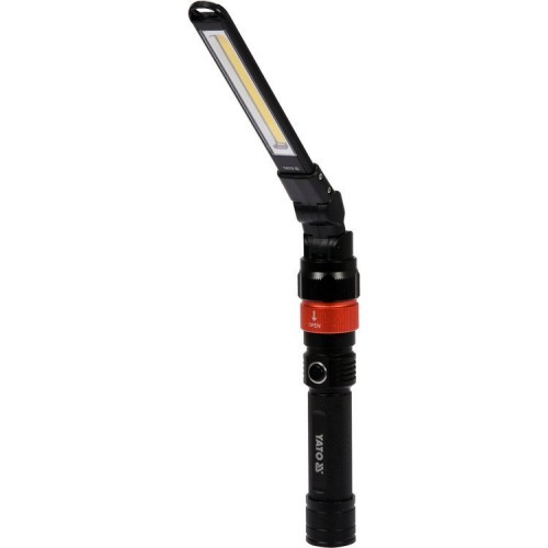 Фонарик 3-в-1 380LM, LI-ION 3.7V 2200MAH, IP54 YT-08521 YATO