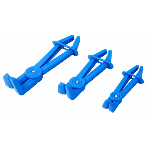 Набір вигнутих кліщів для пережимання трубопроводів, 3шт. VIKTEC VT01147B