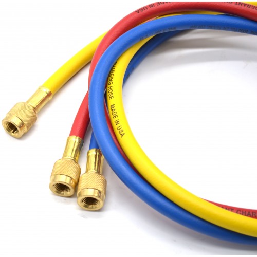 Комплект шлангов стандартных 3 х 90 см резьба 1/4" х 1/4" MC-40336 MASTERCOOL