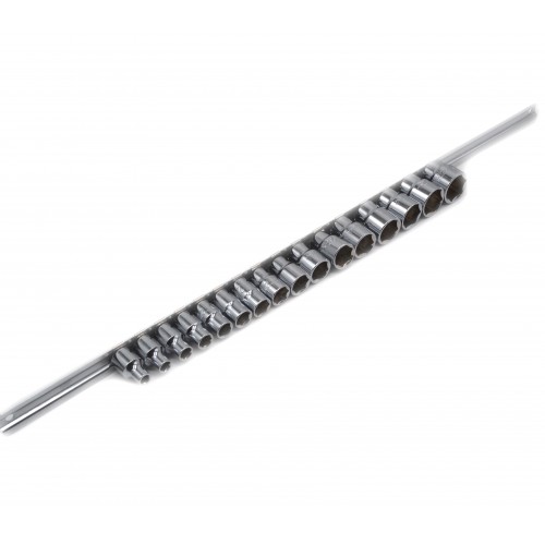 Набор головок 3/8" 16ед. 6~22мм (на планке) TOPTUL GAAQ1201U