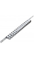Набор головок 12-гр. 1/2" 15ед.   8~19,21,22,24мм   (на планке) TOPTUL GAAQ1602U-12