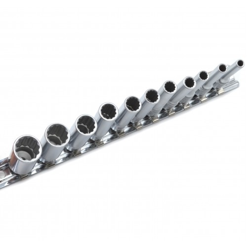Набор головок дюймовых глубоких 1/4" 5/32-9/16" 12гр.11ед. FORCE