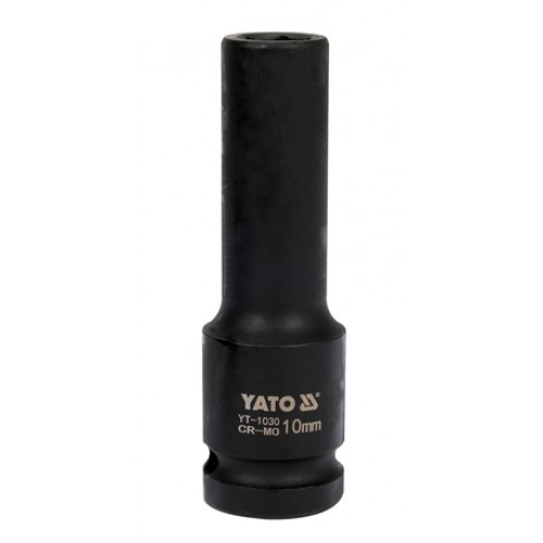 Головки торцевые ударные глубокие 1/2",6-гранные. YATO YT-1030 Series