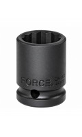 Головка ударная 1/2",12-гранная,18мм, длина 38мм. FORCE 44818 F