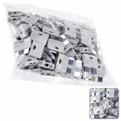 Предохранители EURO 25 А,набор 100шт. Vitol 1035-4 25A