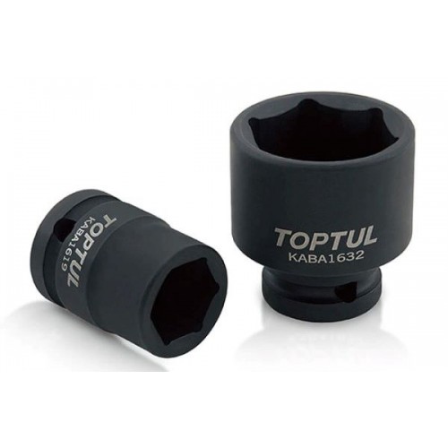 Головка ударная 1/2",6-гранная,38мм, длина 50мм. TOPTUL KABA1638