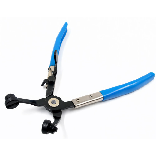 Клещи для шланговых хомутов, изогнутые 110°. Quatros QS24089