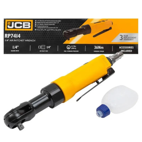 Тріскачка пневматична 1/4",36Нм. JCB Tools JCB-RP7414
