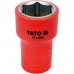 Головка торцевая 3/8" диэлектрическая VDE,6-гранная,18мм, длина 45мм. YATO YT-21018