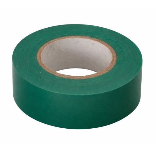 Ізоляційна стрічка ПВХ 19мм × 20м,зелена. ST 88797