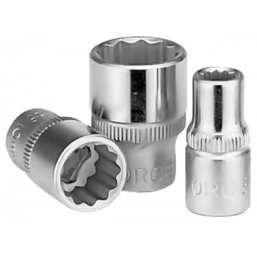 Головка торцевая 3/8",12-гранная,15мм. FORCE 53915 F