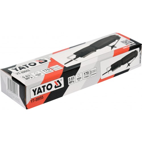 Пневматический лобзик прямой + 2 полотна (24 и 32 зуб) YATO YT-09955