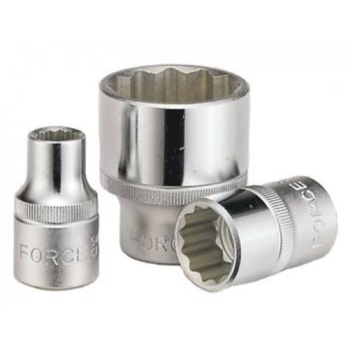 Головка торцева 1/2",12-гранна, розмір 5/8", довжина 38мм. FORCE 5495.8 F