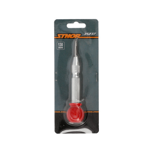 Кернер пружинный автоматический STHOR 35237, 130 мм