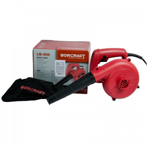 Повітродув електричний 400 Вт 16000-14000 хід/хв WORCRAFT LB-400