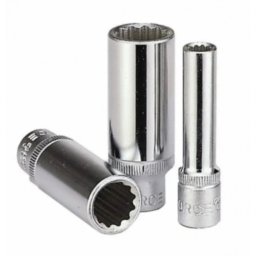 Головка торцева 3/8",12-гранна,глибока, 7мм, довжина 63мм. FORCE 5396307 F
