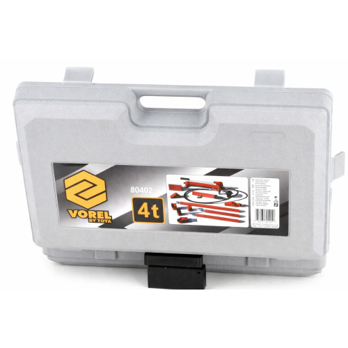 Набір гідравлічних розтяжок у кейсі для монтажних та рихтувальних робіт 4т. VOREL 80402