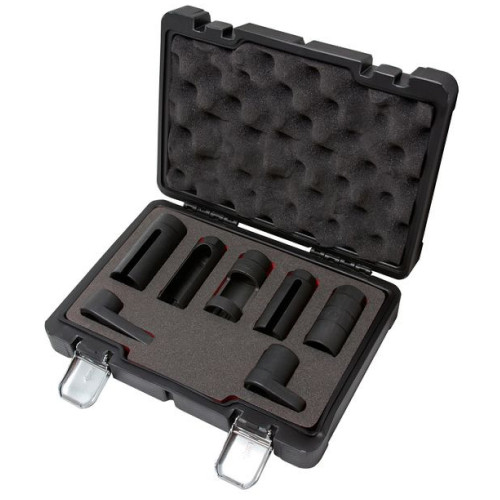 Набір головок для зняття форсунок і датчиків 22мм, 27мм, 29мм Premium,7 предметів. FRSG F-907G2D