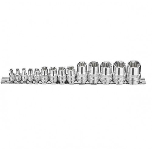 Набор головок TORX (Е-тип)1/4",3/8",1/2" Е4-Е24 14ед. H414E JTC