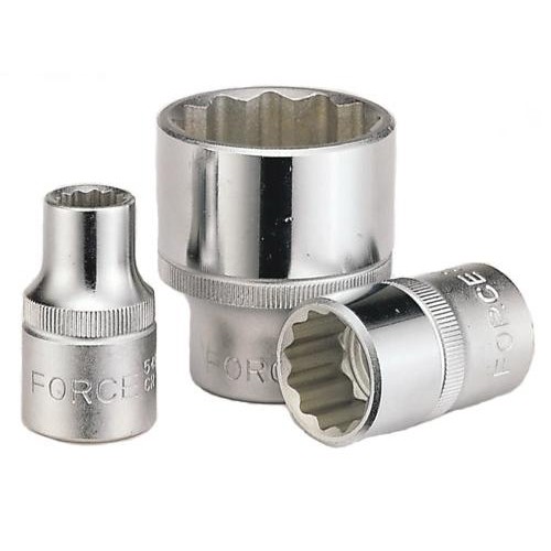 Головка торцевая 1/2",12-гранная,размер 11мм, длина 38мм. FORCE 54911 F