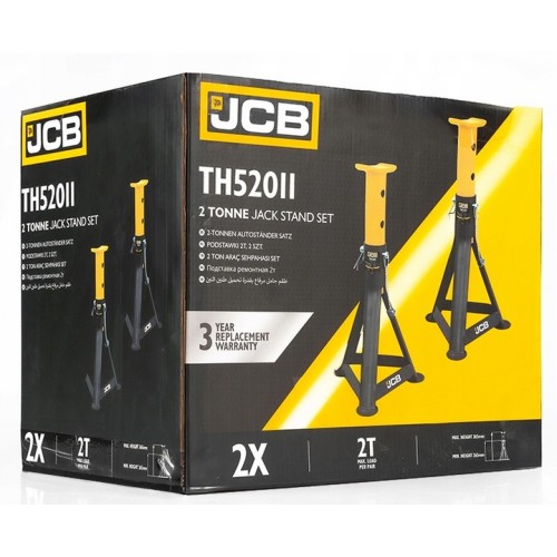 Подставки под машину регулируемые, 2 т, H подъема 275-420 мм, 2 шт JCB-TH52011