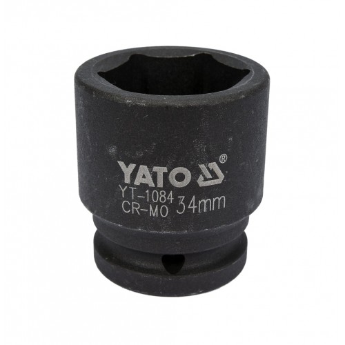 Головка торцевая ударная 3/4",6-гранная,34мм, длина 60мм. YATO YT-1084